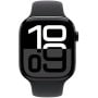 Smartwatch Apple Watch 10 MWWQ3ET/A - 46 mm, GPS, aluminium w kolorze onyksu z paskiem sportowym czarnym, M|L